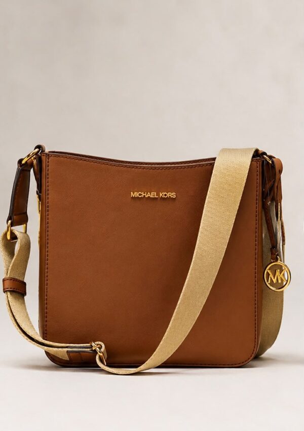 Brązowa torebka na ramię Michael Kors Jet Set Travel